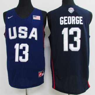 Maillot Basket USA Dream Teams George 13 Bleu