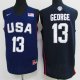 Maillot Basket USA Dream Teams George 13 Bleu