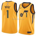 Maillot Utah Jazz Derrick Rose Statement 2018 Jaune