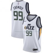 Maillot Utah Jazz Jae Crowder Association 2017-18 99 Blanc