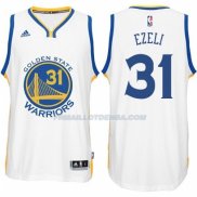 Maillot Basket Golden State Warriors Ezeli 31 Blanco