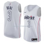 Maillot Washington Wizards Bradley Beal Ciudad 2018 Blanc