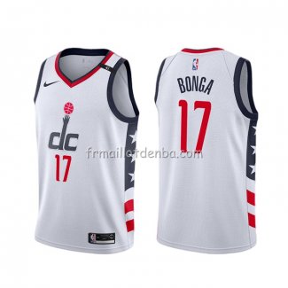 Maillot Washington Wizards Isaac Bonga Ville Blanc