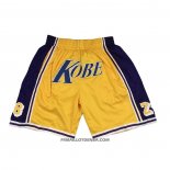 Short Los Angeles Lakers Kobe Bryant Just Don Jaune