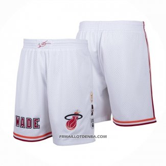 Short Miami Heat Mitchell & Ness Blanc