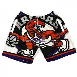 Short Tornto Raptors Mitchell & Ness Big Face Blanc