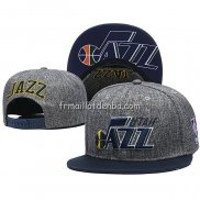 Casquette Utah Jazz Gris Bleu