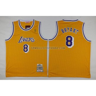 Enfants Maillot Basket Bryant 8 Jaune