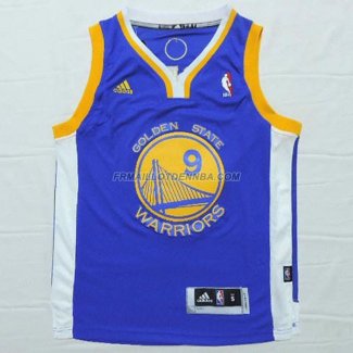 Enfants Maillot Basket Golden State Warriors Iguodala 9 Bleu