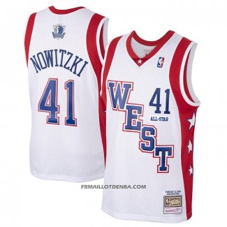 Maillot All Star 2004 Dirk Nowitzki Blanc