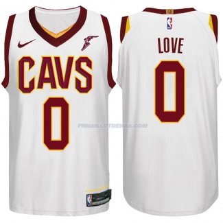 Maillot Basket Authentique Cleveland Cavaliers Love 2017-18 0 Blanc