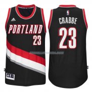 Maillot Basket Portland Trail Blazers Crabbe 23 Negro