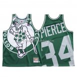 Maillot Boston Celtics Paul Pierce Mitchell & Ness Big Face Vert