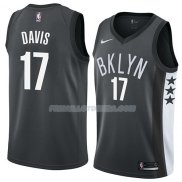 Maillot Brooklyn Nets Ed Davis Statement 2018 Noir Noir