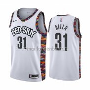 Maillot Brooklyn Nets Jarrett Allen Ville Blanc