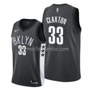 Maillot Brooklyn Nets Nicolas Claxton Statement 2019-20 Noir