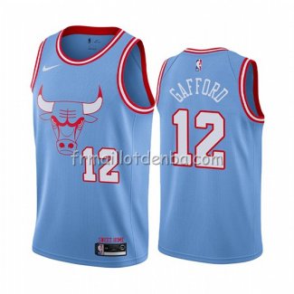 Maillot Chicago Bulls Daniel Gafford Ville Bleu