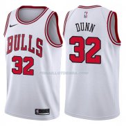 Maillot Chicago Bulls Kris Dunn Association 2017-18 32 Blancoo