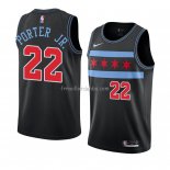 Maillot Chicago Bulls Otto Porter Jr. Ville 2018-19 Noir