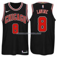 Maillot Basket Chicago Bulls Zach Lavine Statement 2017-18 8 Noir