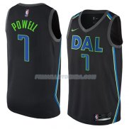 Maillot Dallas Mavericks Dwight Powell Ciudad 2018 Noir