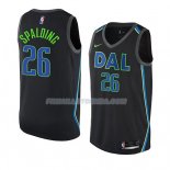 Maillot Dallas Mavericks Ray Spalding Ciudad 2018 Noir