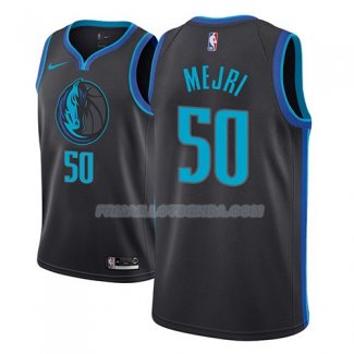 Maillot Dallas Mavericks Salah Mejri Ciudad 2018-19 Noir