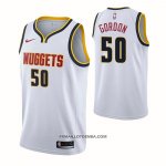 Maillot Denver Nuggets Aaron Gordon NO 50 Association 2021 Blanc