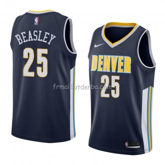 Maillot Denver Nuggets Malik Beasley Icon 2018 Bleu