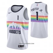 Maillot Denver Nuggets Michael Porter JR. Ville Blanc