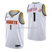 Maillot Denver Nuggets Michael Porter Jr. Association Blanc