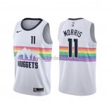 Maillot Denver Nuggets Monte Morris Ville Blanc