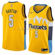 Maillot Denver Nuggets Will Barton Statement 2018 Jaune