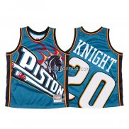 Maillot Detroit Pistons Brandon Knight Mitchell & Ness Big Face Bleu