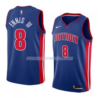 Maillot Detroit Pistons James Ennis Iii Icon 2018 Bleu