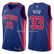 Maillot Detroit Pistons Willie Reed Icon 2017-18 33 Azul