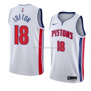 Maillot Detroit Pistons Zach Lofton Association 2018 Blanc