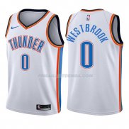 Maillot Basket Enfant Oklahoma City Thunder Russell Westbrook Association 2017-18 0 Blanc