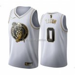 Maillot Golden Edition Boston Celtics Jayson Tatum Blanc