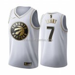Maillot Golden Edition Tornto Raptors Kyle Lowry Blanc