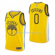 Maillot Golden State Warriors Demarcus Cousins Earned 2018-19 Jaune