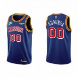 Maillot Golden State Warriors Jonathan Kuminga NO 00 75th Anniversary Bleu