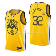 Maillot Golden State Warriors Marcus Derrickson Earned 2018-19 Jaune