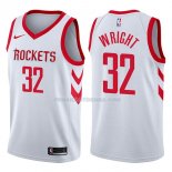 Maillot Houston Rockets Brandan Wright Association 2017-18 32 Blancoo