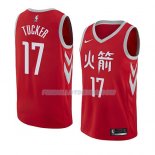 Maillot Houston Rockets City P.j. Tucker Ciudad 2018 Rouge