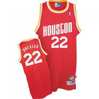 Maillot Basket Houston Rockets Drexler 22 Rouge