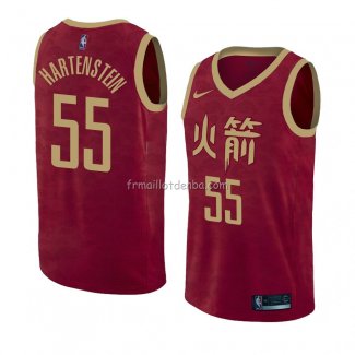 Maillot Houston Rockets Isaiah Hartenstein Ville 2018-19 Rouge