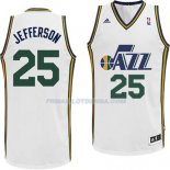 Maillot Basket Utah Jazz Jefferson 25 Blanco
