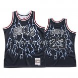 Maillot Lightning Chicago Bulls Michael Jordan Noir