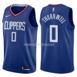 Maillot Los Angeles Clippers Sindarius Thornwell Icon 2017-18 0 Azul
